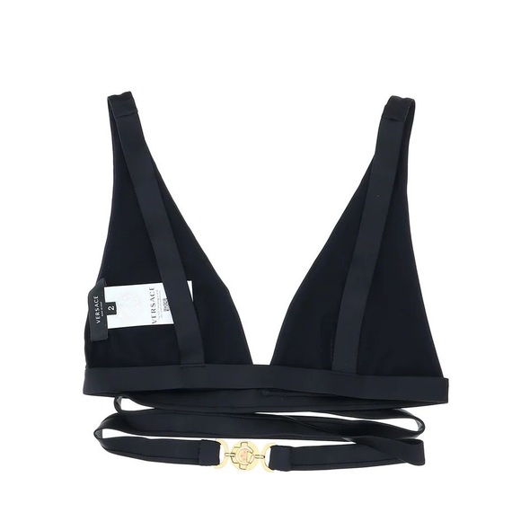 New Versace💯 Authentic 
Versace Logo-Plaque Swim Bikini Top - Picture 5 of 13